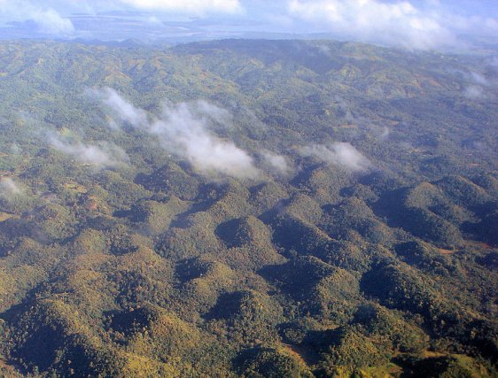 Aerial view of Chocolate Hills Aerial view of Chocolate Hills