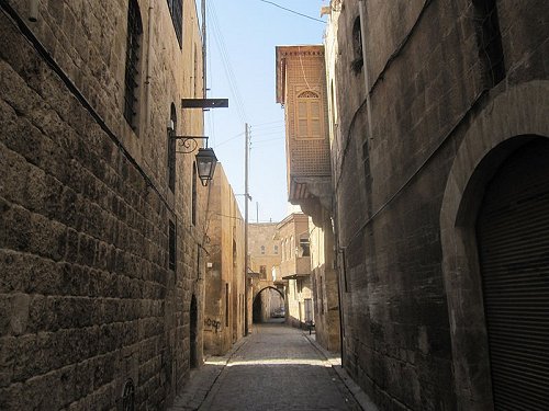 An old alley in Aleppo An old alley in Aleppo