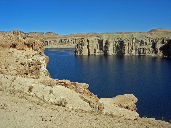 The blue lake of Band-e Amir The blue lake of Band-e Amir