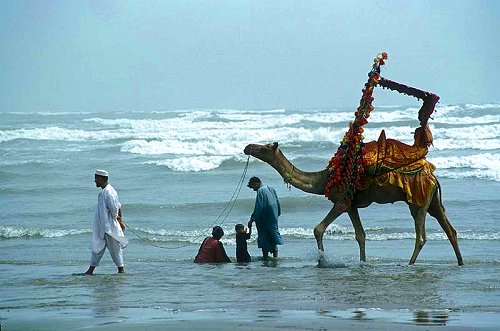 Beach in Karachi Beach in Karachi