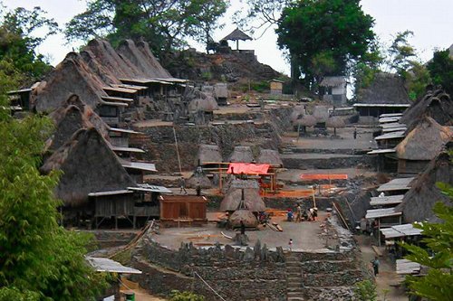 Traditional village of Bena in Flores