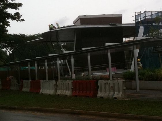 Botanic Gardens MRT Station before it became operational