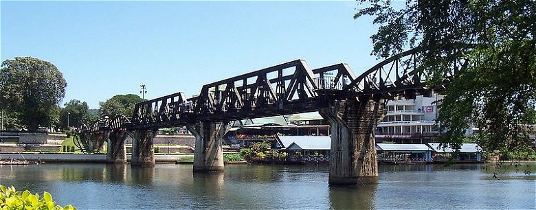 (One of the) Bridge(s) Over the River Kwai, Kanchanaburi, Thailand 