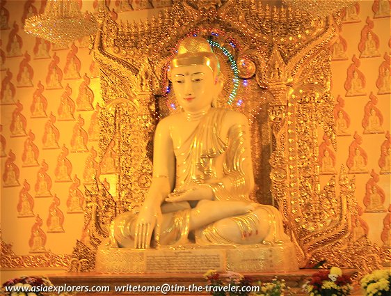 The Burmese Buddha image The Burmese Buddha image
