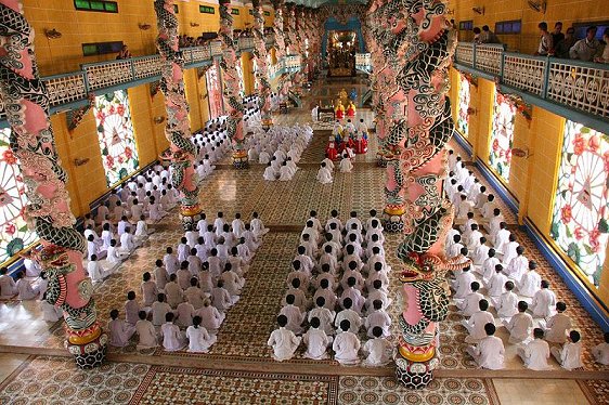 Cao Dai Worshippers