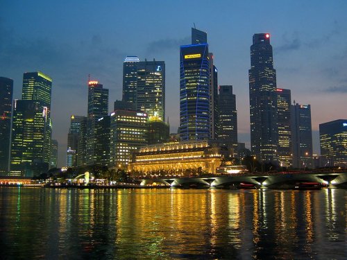 View of the Central Business District from Marina Bay View of the Central Business District from Marina Bay