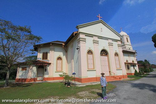 Side view of the Church of St Joseph
