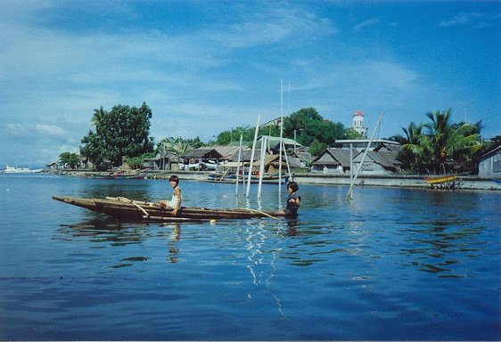 Coastal village on Samar, Philippines Coastal village on Samar, Philippines