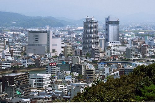 Downtown Kochi, Shikoku Island, Japan Downtown Kochi, Shikoku Island, Japan