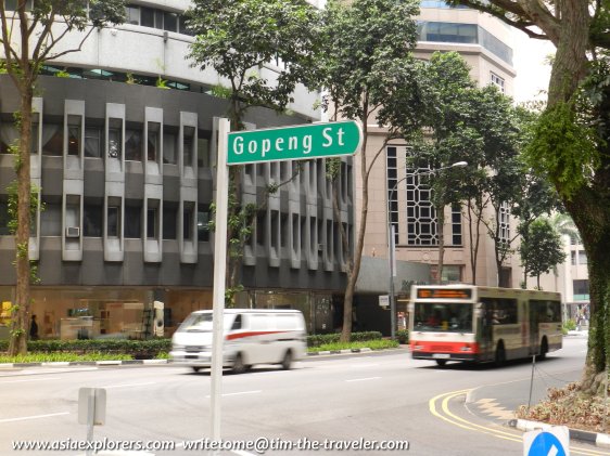 Gopeng St signboard Gopeng St signboard