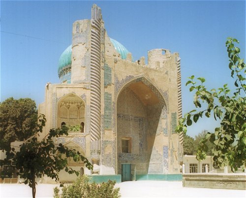 The 15th century Green Mosque of Balkh, Afghanistan The 15th century Green Mosque of Balkh, Afghanistan