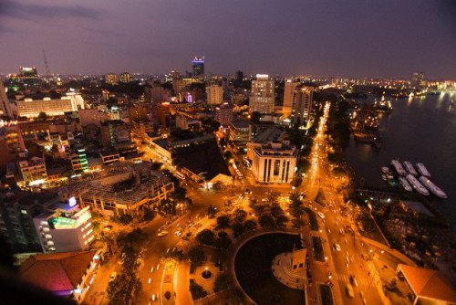 Ho Chi Minh City at night Ho Chi Minh City at night