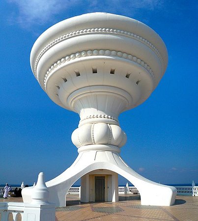 Giant incense burner at Al Riyam Park in Muscat, Oman Giant incense burner at Al Riyam Park in Muscat, Oman