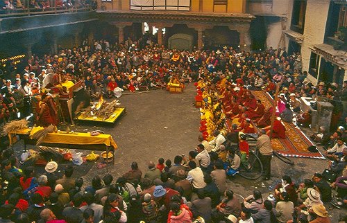 Inside Jokhang Temple, Lhasa