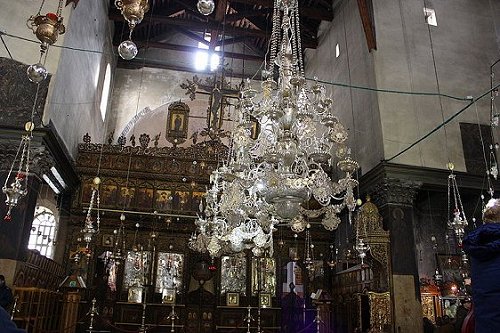 Inside the Church of the Nativity, Bethlehem