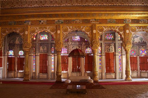 Interior of Mehrangarh Palace, Mehrangarh, Rajastan Interior of Mehrangarh Palace, Mehrangarh, Rajastan