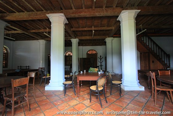 The interior of Rumah Besar Raja Bilah