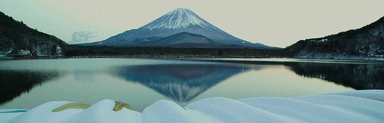 Japan Budget Travel Guide: Mount Fuji from Lake Shoji, Yamanashi prefecture