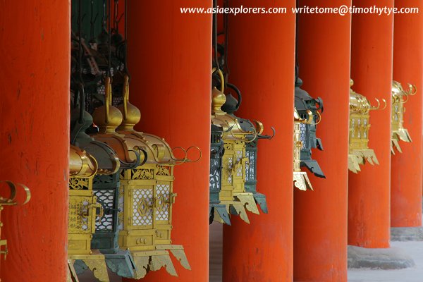 Bronze lanterns at Kasuga Grand Shrine Bronze lanterns at Kasuga Grand Shrine