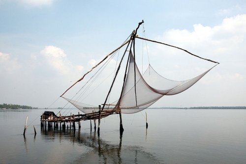 Kochi Chinese fishing net, Kerala Kochi Chinese fishing net, Kerala