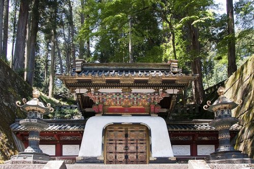 Koka-mon Gate at Taiyuin, Rinnoji, Nikko Koka-mon Gate at Taiyuin, Rinnoji, Nikko