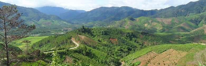 Landscape in Kon Tum, Vietnam Landscape in Kon Tum, Vietnam