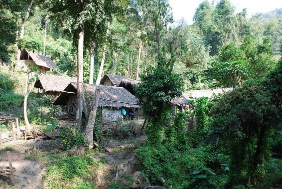 Lisu hilltribe village near Chiang Dao National Park Lisu hilltribe village near Chiang Dao National Park