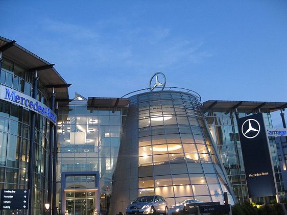 Next to Lea Hin is the MercedesBenz Center followed by the BMW showroom
