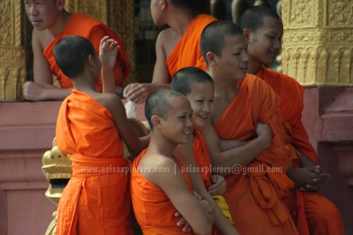 Monks in Luang Prabang