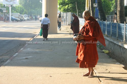 Monks in Yangon