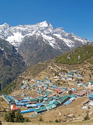 Village of Namche Bazaar, Nepal
