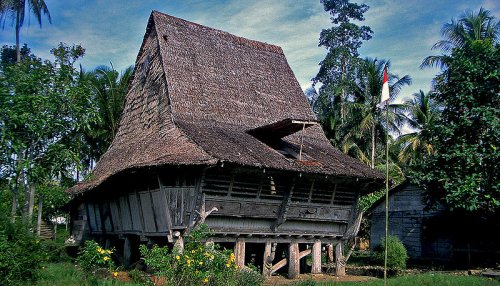 A house in Nias, Indonesia A house in Nias, Indonesia
