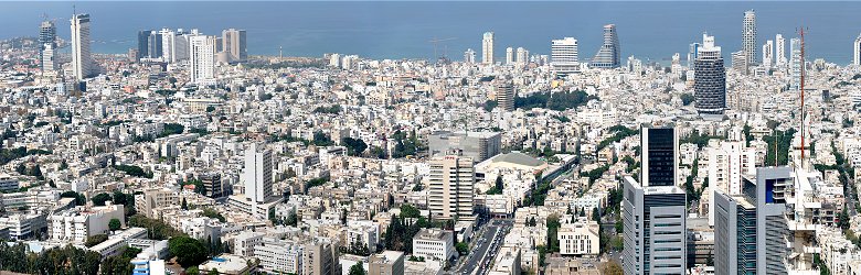Panoramic view of Tel Aviv