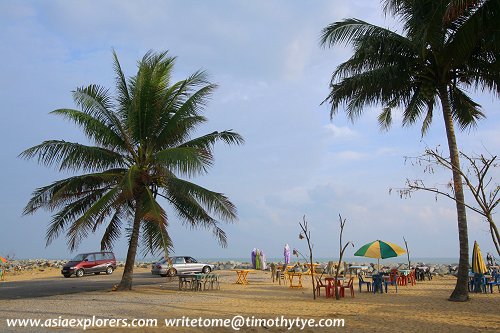 Stall at Pantai Cahaya Bulan
