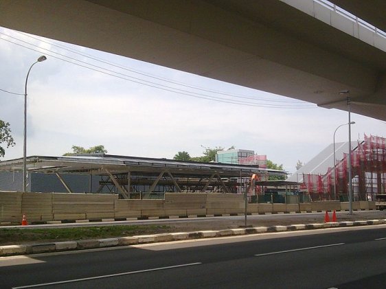 Pasir Panjang MRT Station before opening Pasir Panjang MRT Station before opening