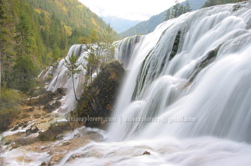 Picturesque Pearl Shoals Falls