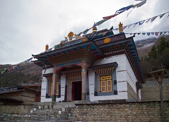 Pisang Buddhist Temple, Nepal Pisang Buddhist Temple, Nepal