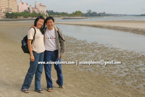 Tim and Chooi Yoke in Port Dickson
