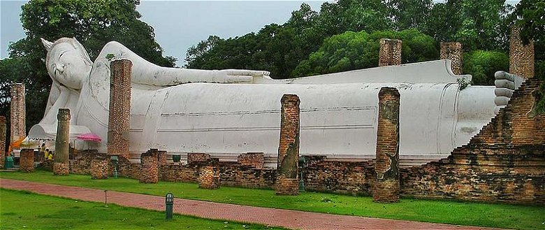 Reclining Buddha of Wat Khun Inthapramun, Ang Thong Reclining Buddha of Wat Khun Inthapramun, Ang Thong