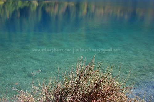 Clear waters of Rhinoceros Lake