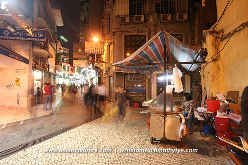 Roadside stalls, Rua de Sao Paulo, Macau