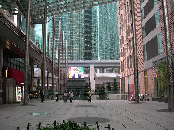 Shiodome skyscraper district Shiodome skyscraper district