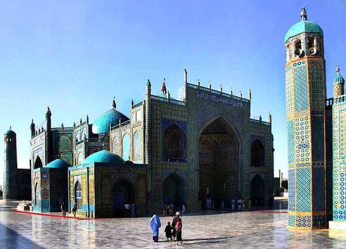 Shrine of Hazrat Ali in Mazar-e Sharif, Afghanistan Shrine of Hazrat Ali in Mazar-e Sharif, Afghanistan
