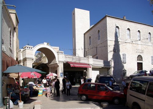 The souk in Nazereth, Galilee The souk in Nazereth, Galilee