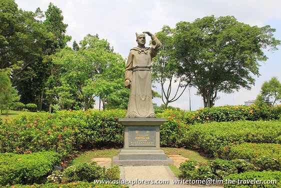 Statue of Zheng He, Chinese Garden Statue of Zheng He, Chinese Garden