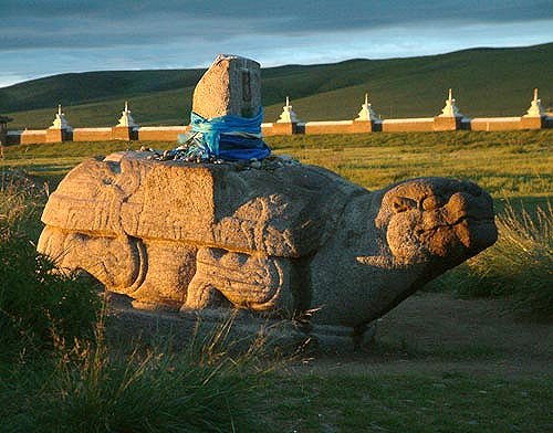 Stone Turtle at Harhorin, Mongolia