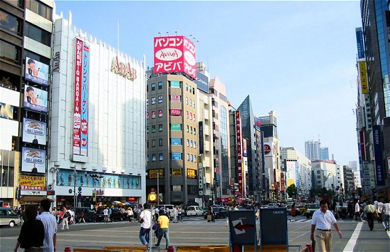 Street in Ueno, Tokyo Street in Ueno, Tokyo