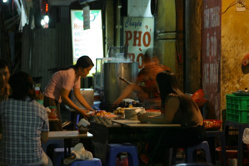 Street vendors, Hanoi