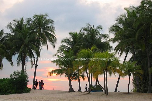 Sunset at Sentosa Island