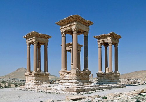 Tetrapylon of Palmyra, Syria Tetrapylon of Palmyra, Syria